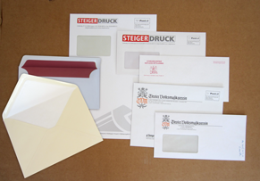 Verschiedene Briefhüllen Verschiedene Briefhüllen